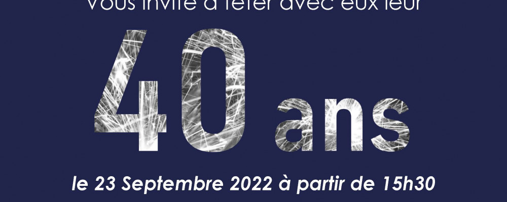 Invitation 40 ans CMC